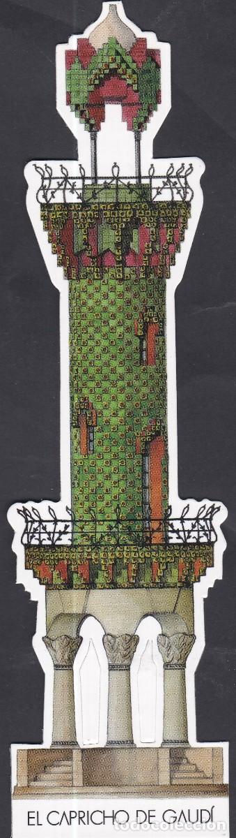 Coleccionismo marcap&aacute;ginas: Marcap&aacute;ginas troquelado el Capricho de Gaud&iacute; - Foto 1