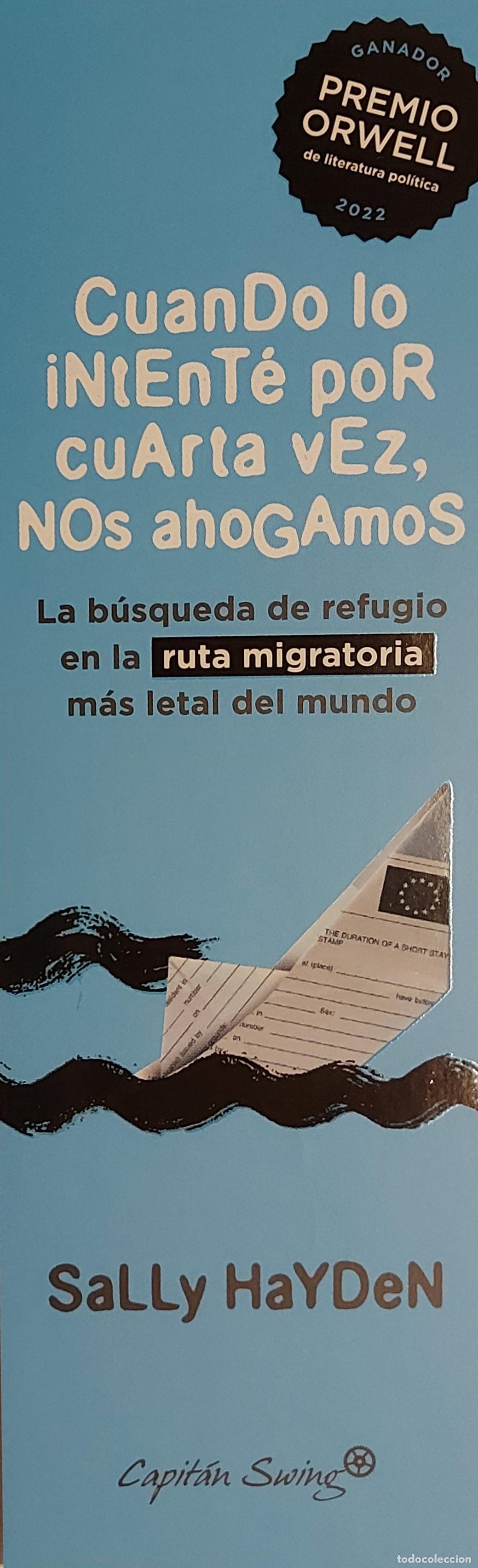 Coleccionismo marcap&aacute;ginas: MARCAPAGINAS - CAPITAN SWING - SALLY HAYDEN - CUANDO LO INTENTE POR CUARTA VEZ,NOS AHOGAMOS