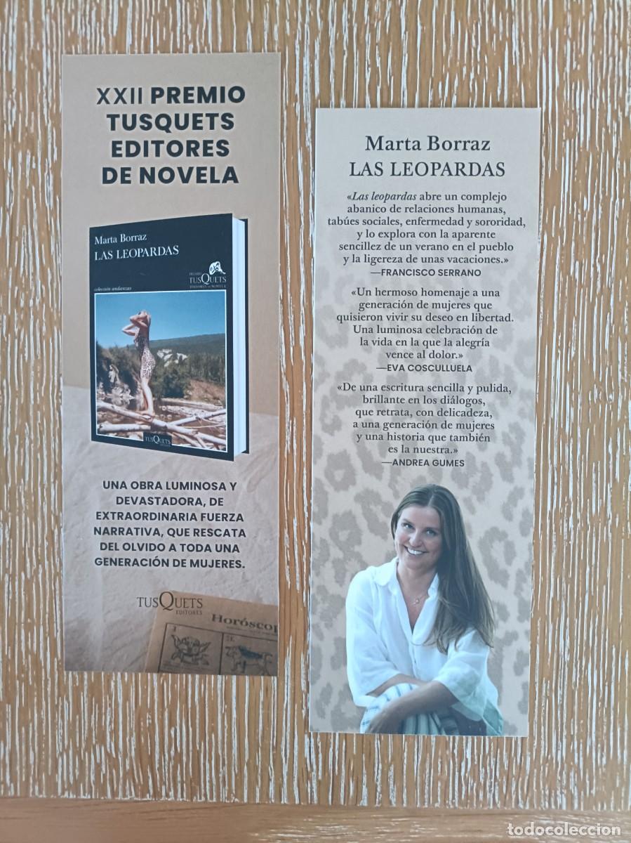 Coleccionismo marcap&aacute;ginas: MARCAP&Aacute;GINAS - TUSQUETS EDITORES - LAS LEOPARDAS - MARTA BORRAZ