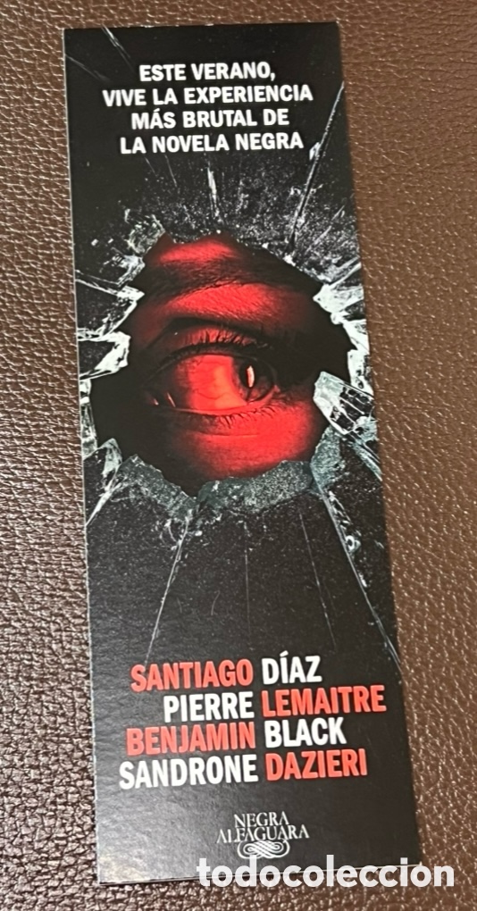 Collectables Bookmark: Marcapaginas. La Novela Negra. Negra Alfaguara.