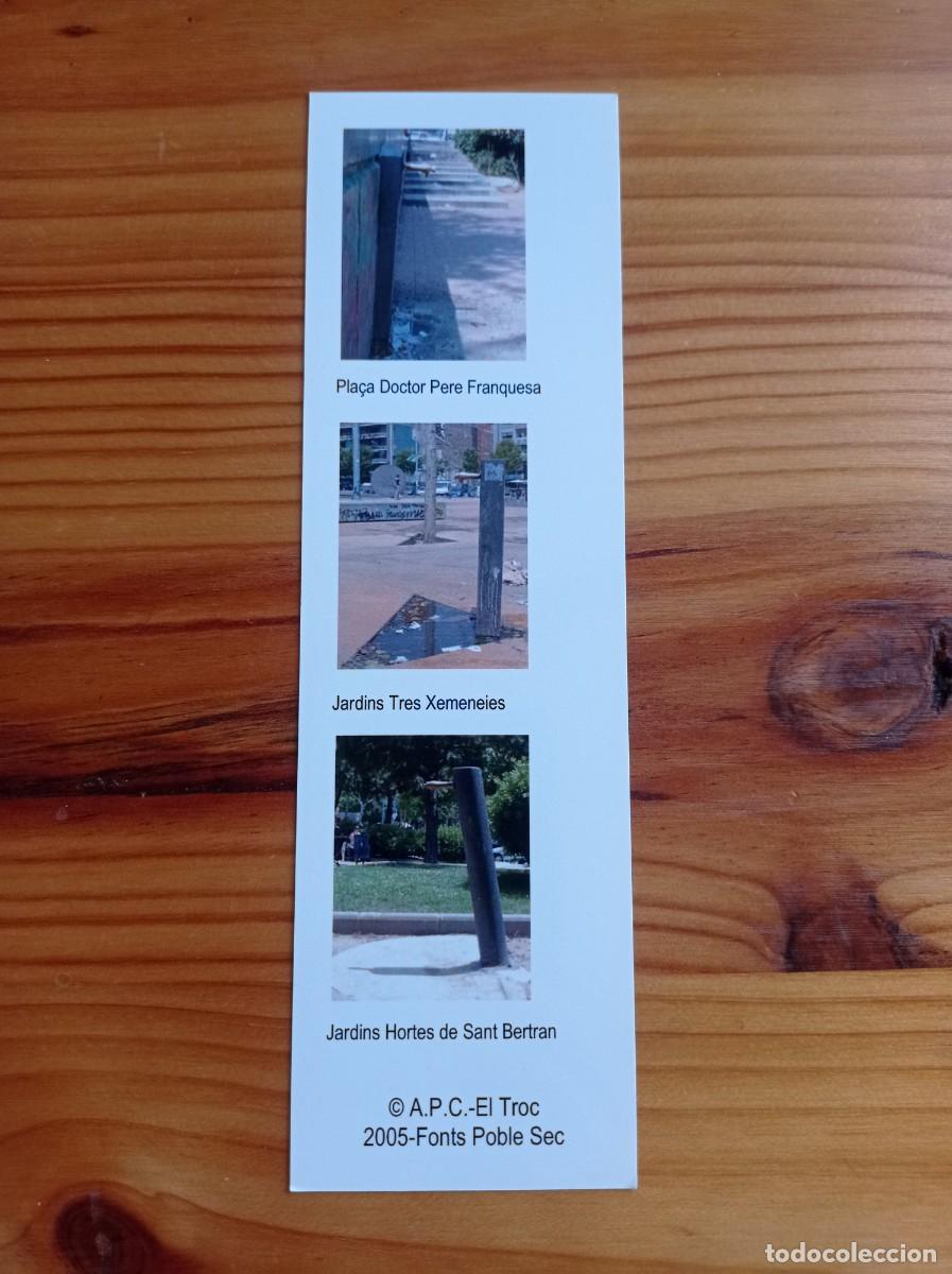 Coleccionismo marcap&aacute;ginas: MARCAP&Aacute;GINAS. EL TROC. FONTS POBLE SEC - Foto 2