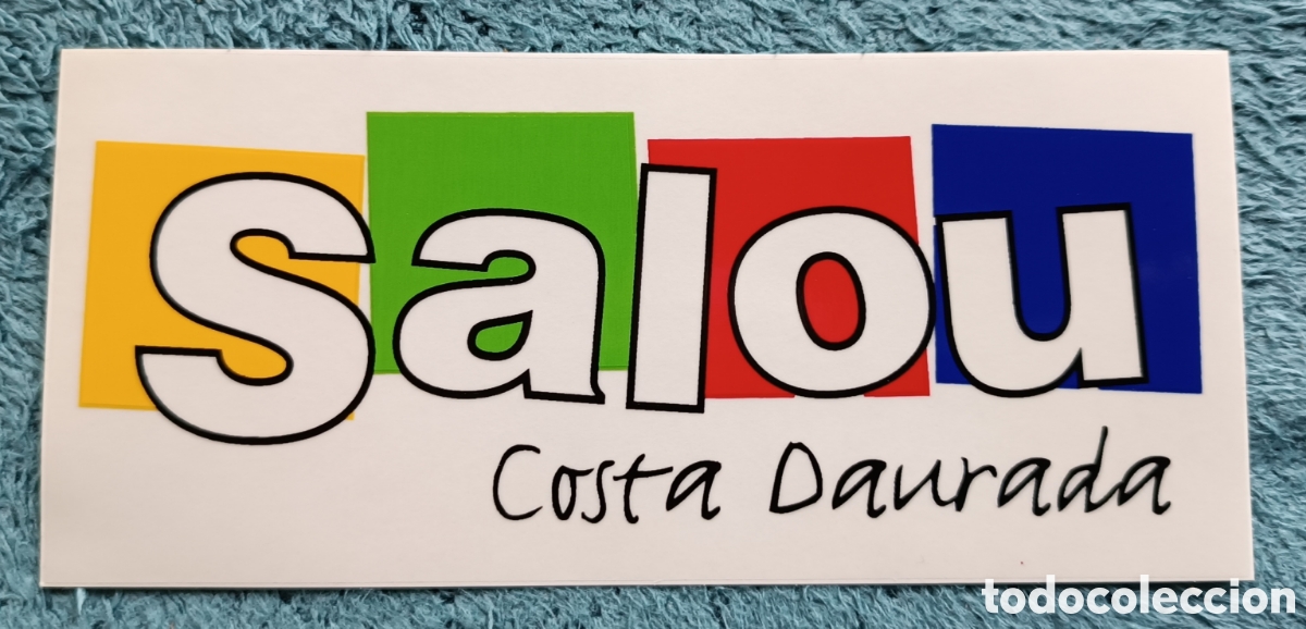 Collectionnisme Marque-pages: Pegatina SALOU Costa Daurada