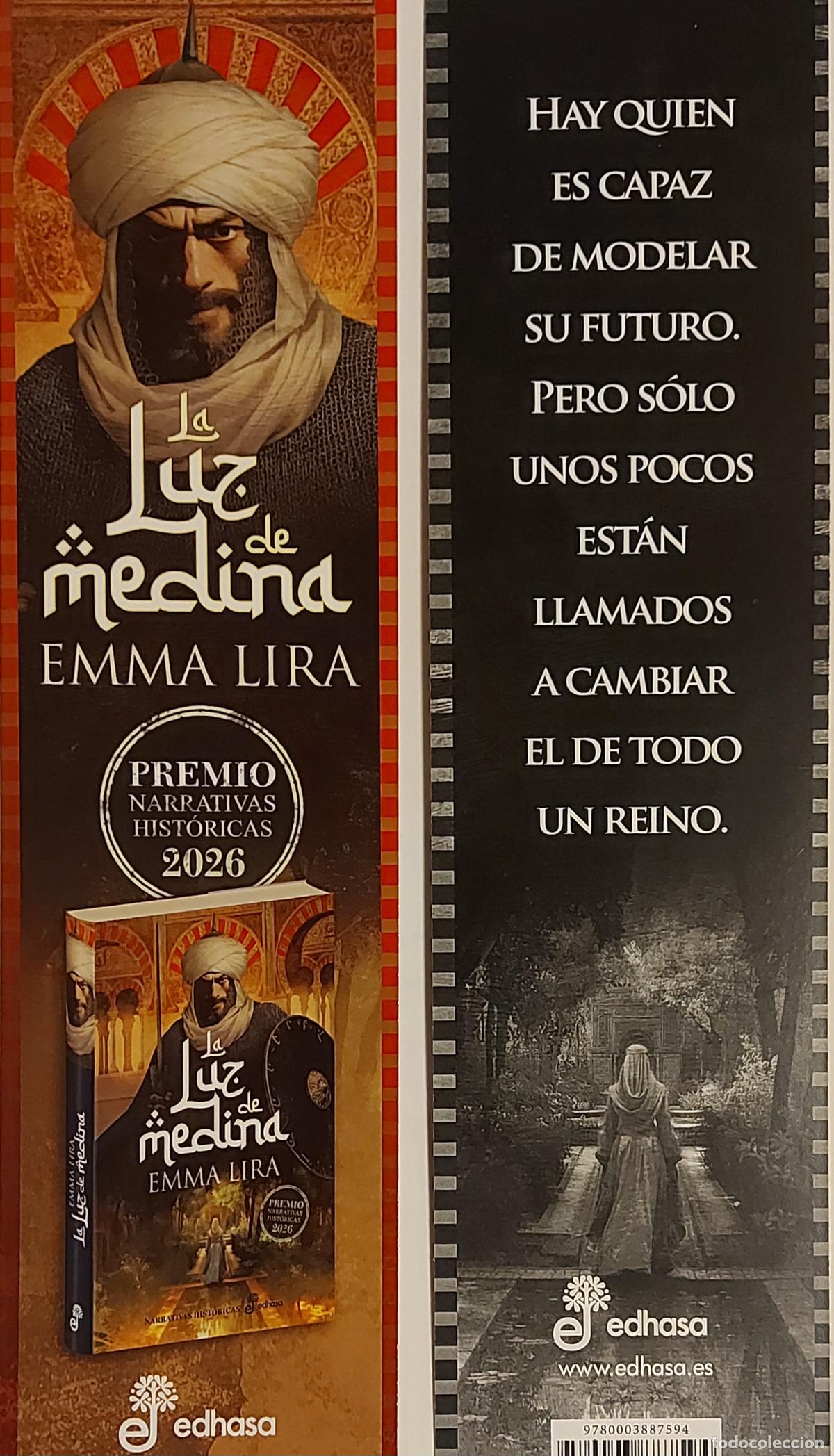 Coleccionismo marcap&aacute;ginas: MARCAPAGINAS - EDHASA - EMMA LIRA - LA LUZ DE MEDINA