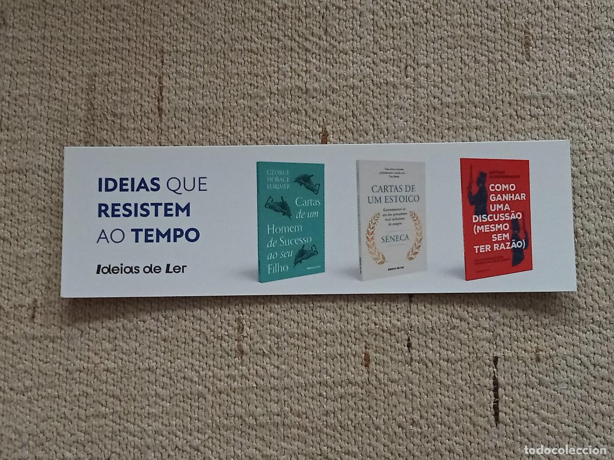 Colecionismo Marcadores de p&aacute;gina: Marcap&aacute;ginas &rdquo;Ideias que resistem ao tempo&rdquo; - Editorial Ideias de Ler (Portugal)