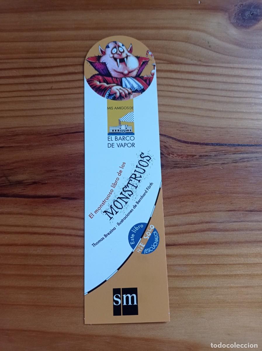Collectables Bookmark: MARCAP&Aacute;GINAS. TROQUELADO. SM. THOMAS BREZINA. EL MONSTRUOSO LIBRO DE LOS MONSTRUOS