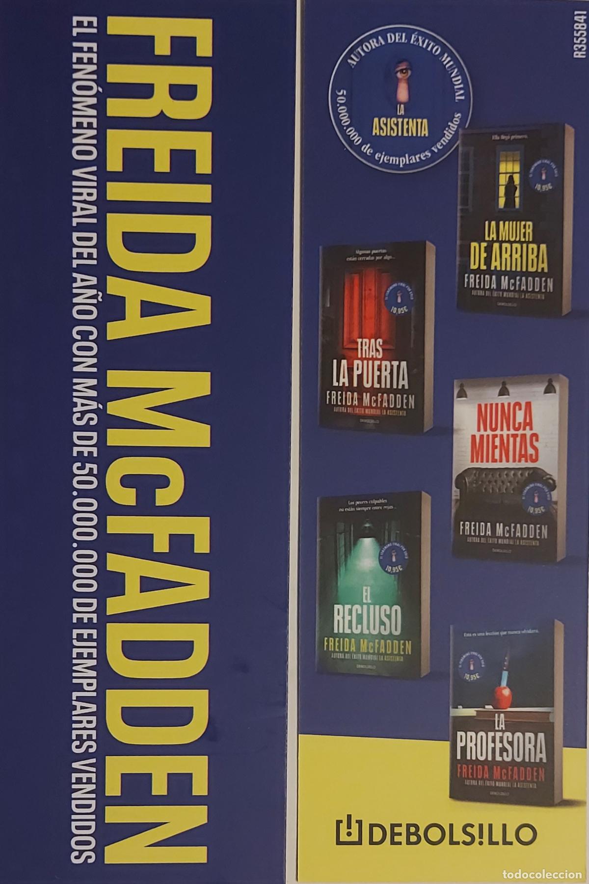 Coleccionismo marcap&aacute;ginas: MARCAPAGINAS - DEBOLSILLO - FREIDA McFADDEN - Foto 1