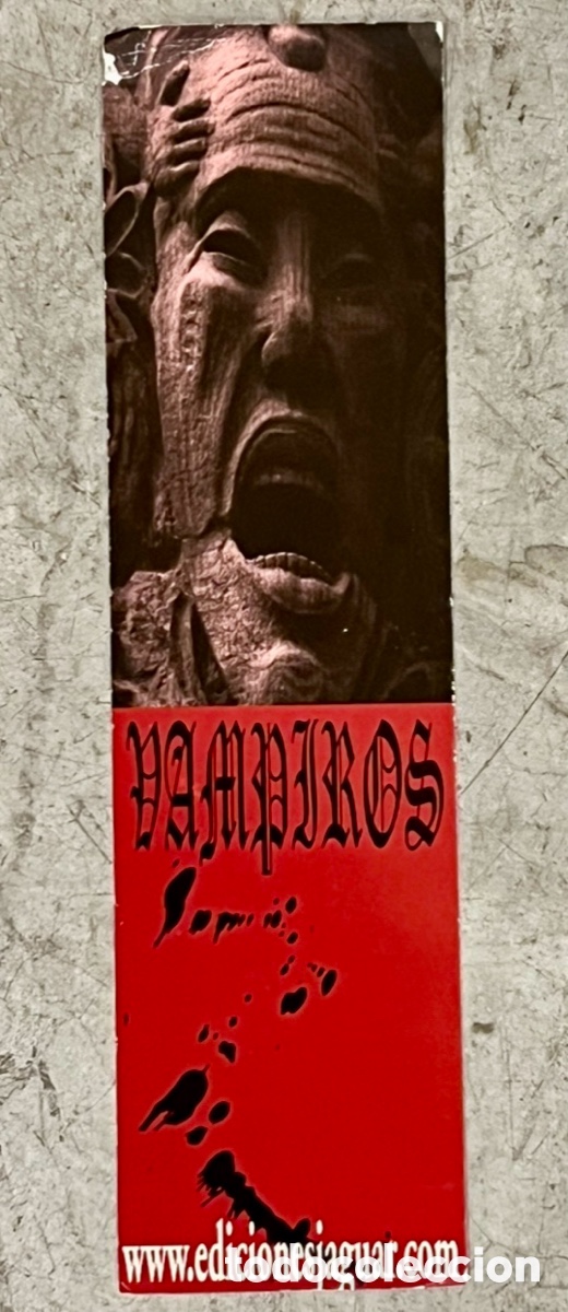 Coleccionismo marcap&aacute;ginas: Marcapaginas. Vampiros. Ediciones Jaguar.