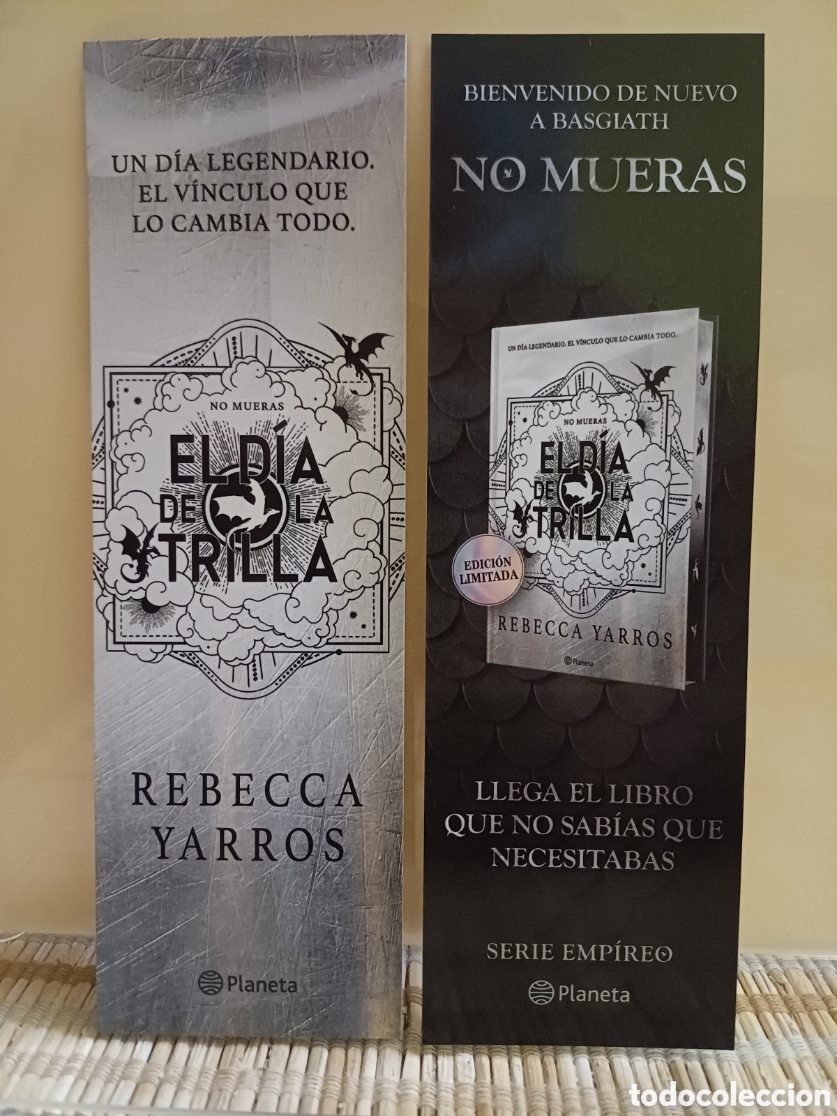 Coleccionismo marcap&aacute;ginas: Marcap&aacute;ginaa El d&iacute;a de la trilla - Foto 1