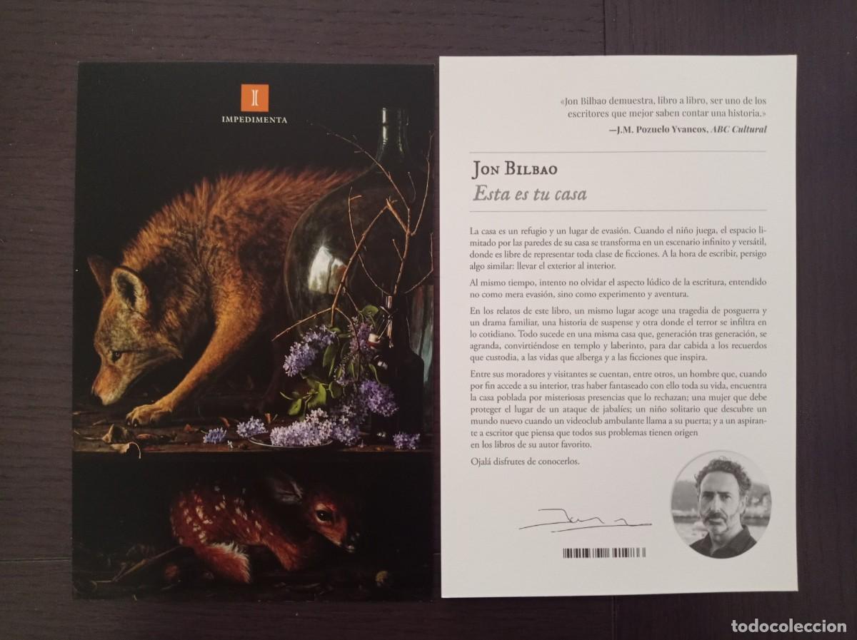 Coleccionismo marcap&aacute;ginas: MARCAP&Aacute;GINAS. TAMA&Ntilde;O POSTAL GRANDE. IMPEDIMENTA. JON BILBAO. ESTA ES TU CASA