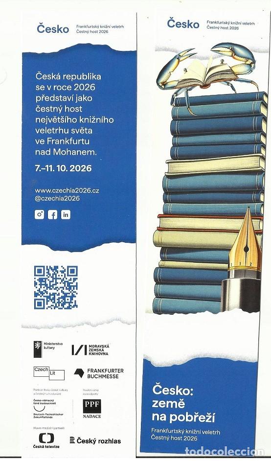 Coleccionismo marcap&aacute;ginas: marcap&aacute;ginas feria libro Frankfurt 2026
