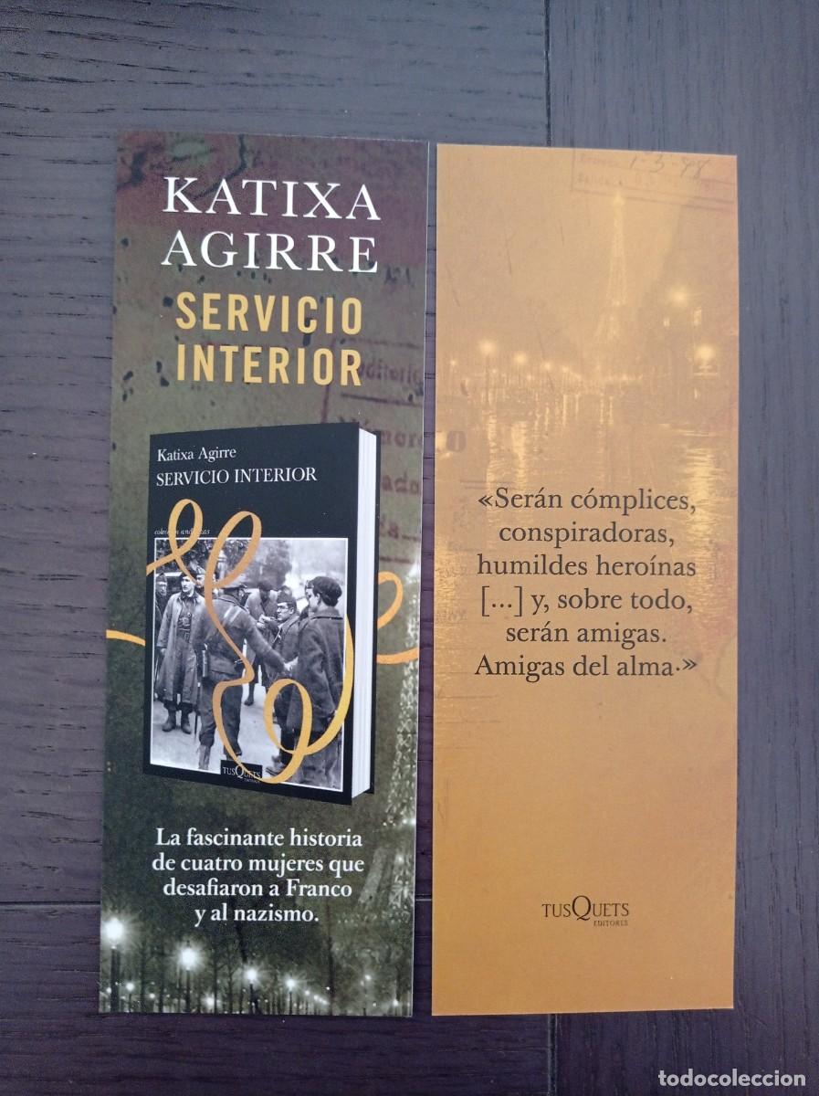 Coleccionismo marcap&aacute;ginas: MARCAP&Aacute;GINAS. TUSQUETS EDITORES. KATIXA AGIRRE. SERVICIO INTERIOR