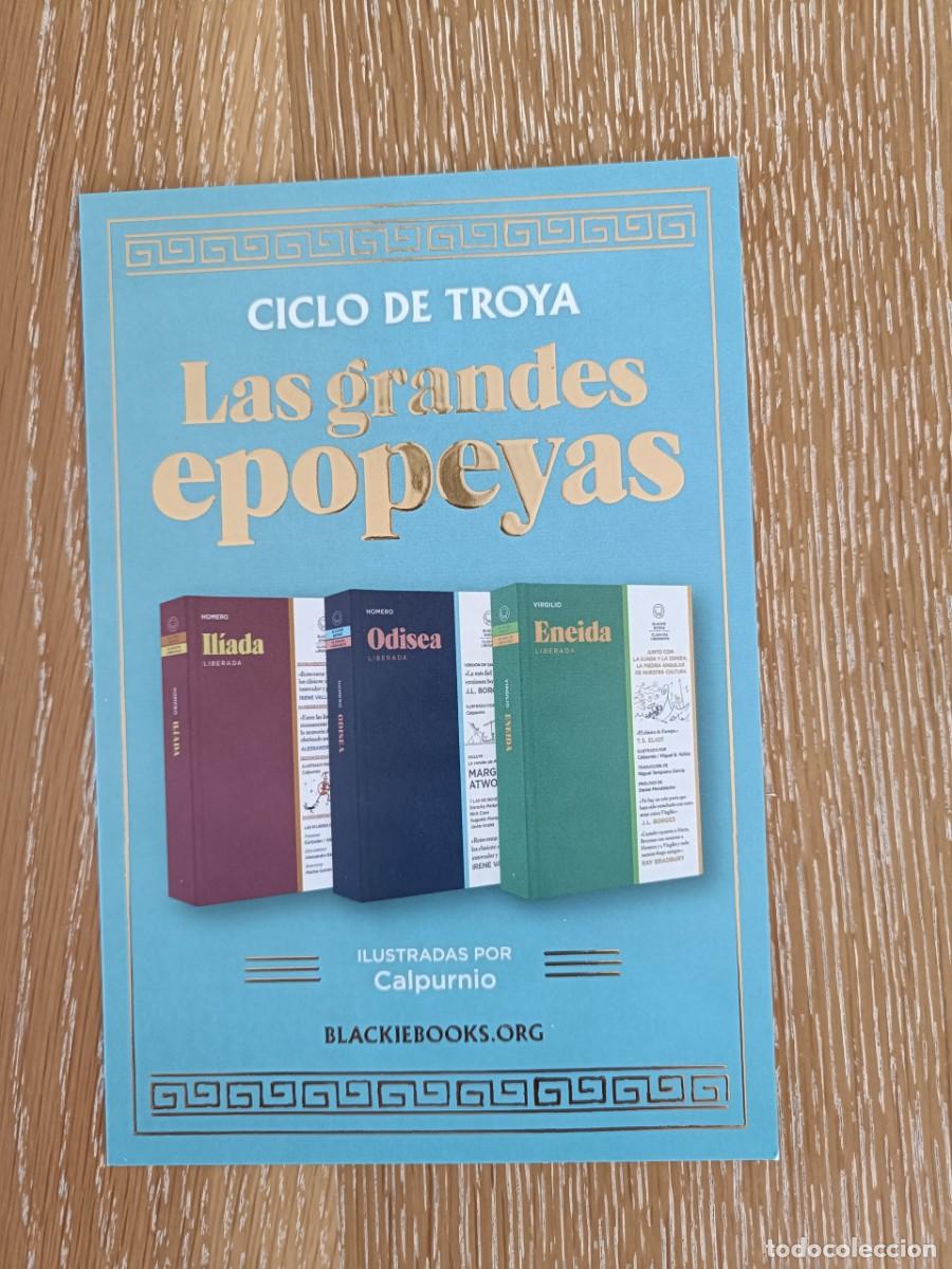 Coleccionismo marcap&aacute;ginas: MARCAP&Aacute;GINAS TAMA&Ntilde;O POSTAL - BLACKIE BOOKS - LAS GRANDES EPOPEYAS