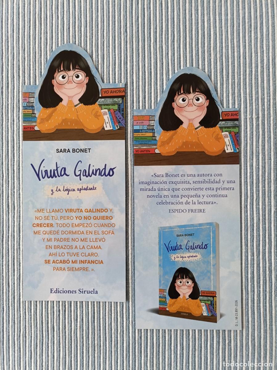 Coleccionismo marcap&aacute;ginas: MARCAP&Aacute;GINAS - SIRUELA - VIRUTA GALINDO - SARA BONET - TROQUELADO