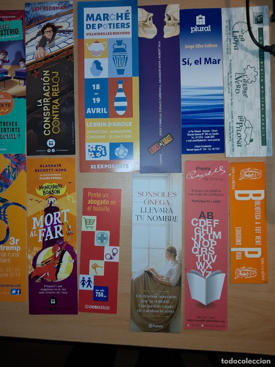 Coleccionismo marcap&aacute;ginas: Marcap&aacute;ginas 20 Marcap&aacute;ginas de publicidad de libros - Foto 3