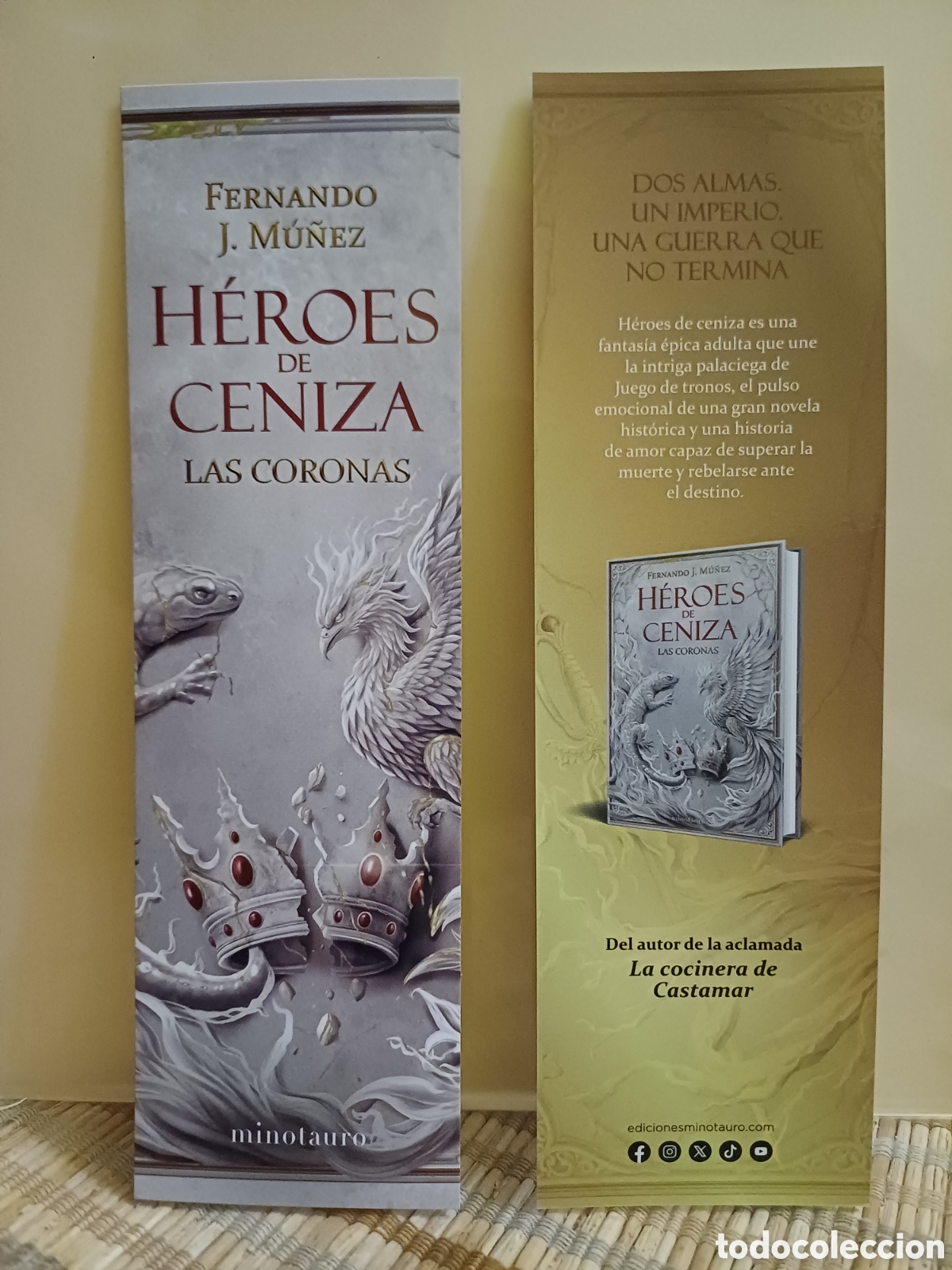 Coleccionismo marcap&aacute;ginas: Marcap&aacute;ginas H&eacute;roes de Ceniza