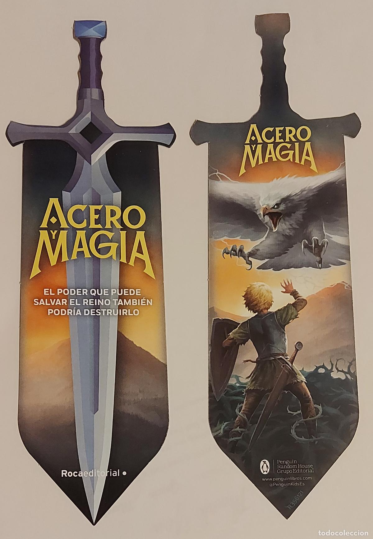 Coleccionismo marcap&aacute;ginas: MARCAPAGINAS - ROCA - ACERO Y MAGIA