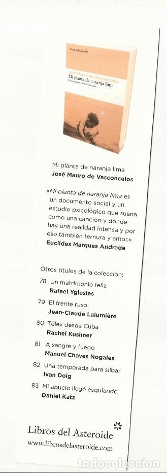 Coleccionismo marcap&aacute;ginas: marcap&aacute;ginas planta lima, editorial Libros Asteroide - Foto 1