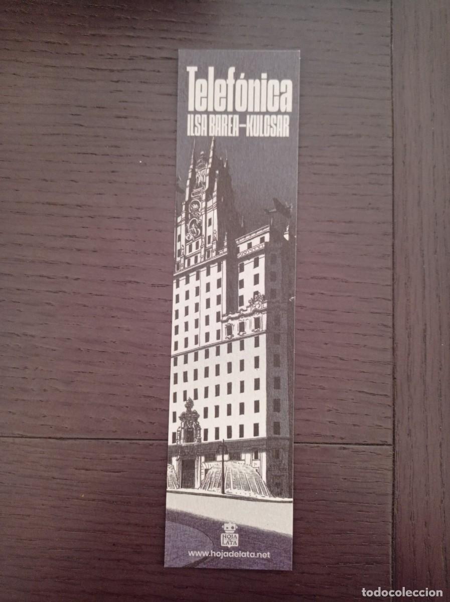 Coleccionismo marcap&aacute;ginas: MARCAP&Aacute;GINAS. HOJA DE LATA. ILSA BAREA-KULGSAR. TELEF&Oacute;NICA (MODELO DIFERENTE AL NORMAL)