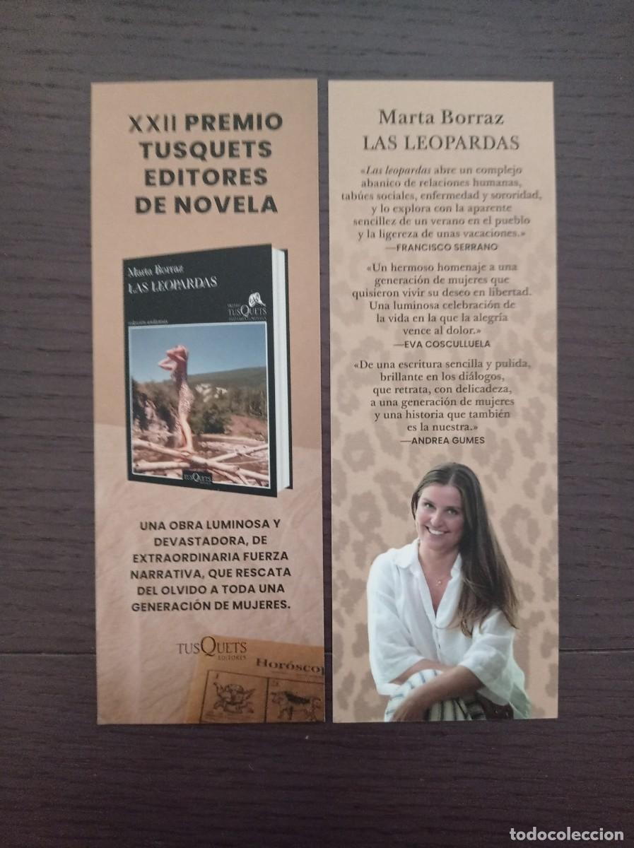 Coleccionismo marcap&aacute;ginas: MARCAP&Aacute;GINAS. TUSQUETS EDITORES. MARTA BORRAZ. LAS LEOPARDAS