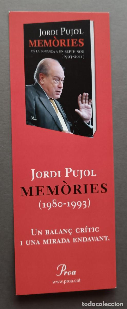 Coleccionismo marcap&aacute;ginas: Marcap&aacute;gina Jordi Pujol Mem&ograve;ries ( Recomanem El Corte Ingl&eacute;s)