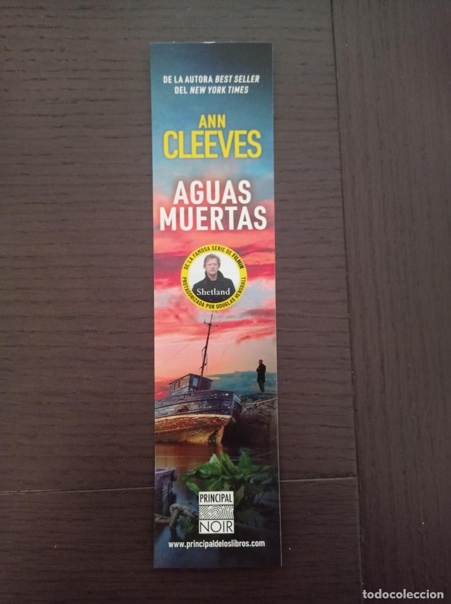 Coleccionismo marcap&aacute;ginas: MARCAP&Aacute;GINAS. PRINCIPAL DE LOS LIBROS. ANN CLEEVES. AGUAS MUERTAS