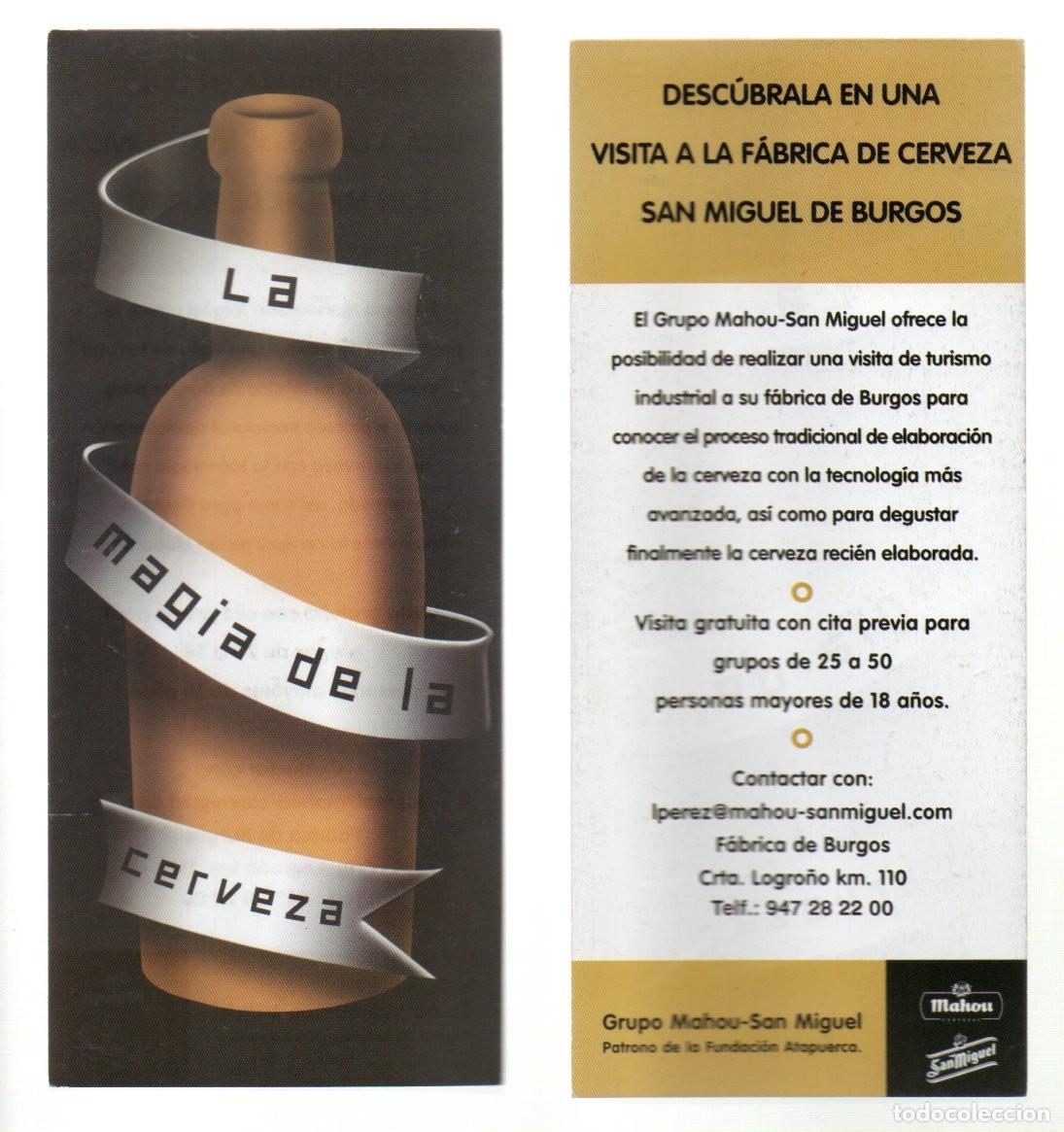 Coleccionismo marcap&aacute;ginas: MARCAPAGINAS, LA MAGIA DE LA CERVEZA. GRUPO MAHOU - SAN MIGUEL.