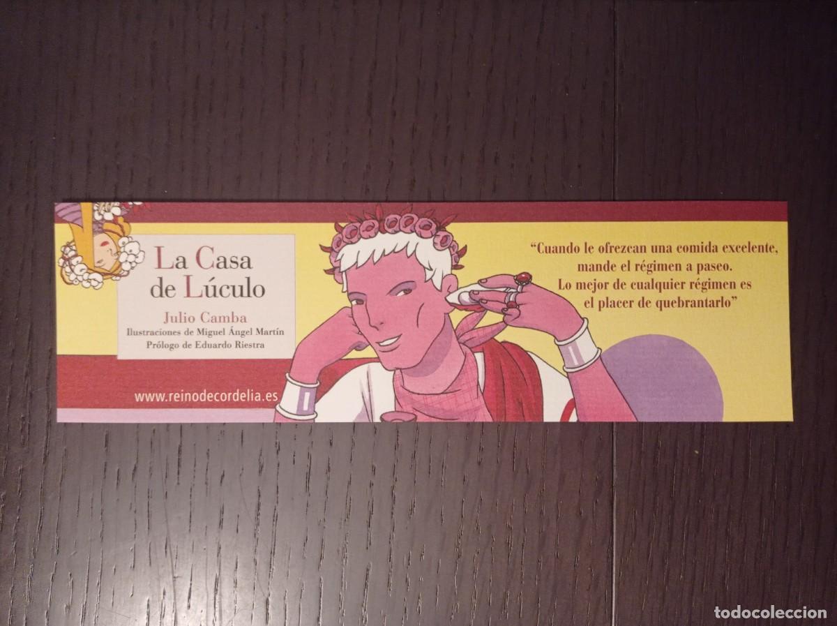 Coleccionismo marcap&aacute;ginas: MARCAP&Aacute;GINAS. REINO DE CORDELIA. JULIO CAMBA. LA CASA DE L&Uacute;CULO