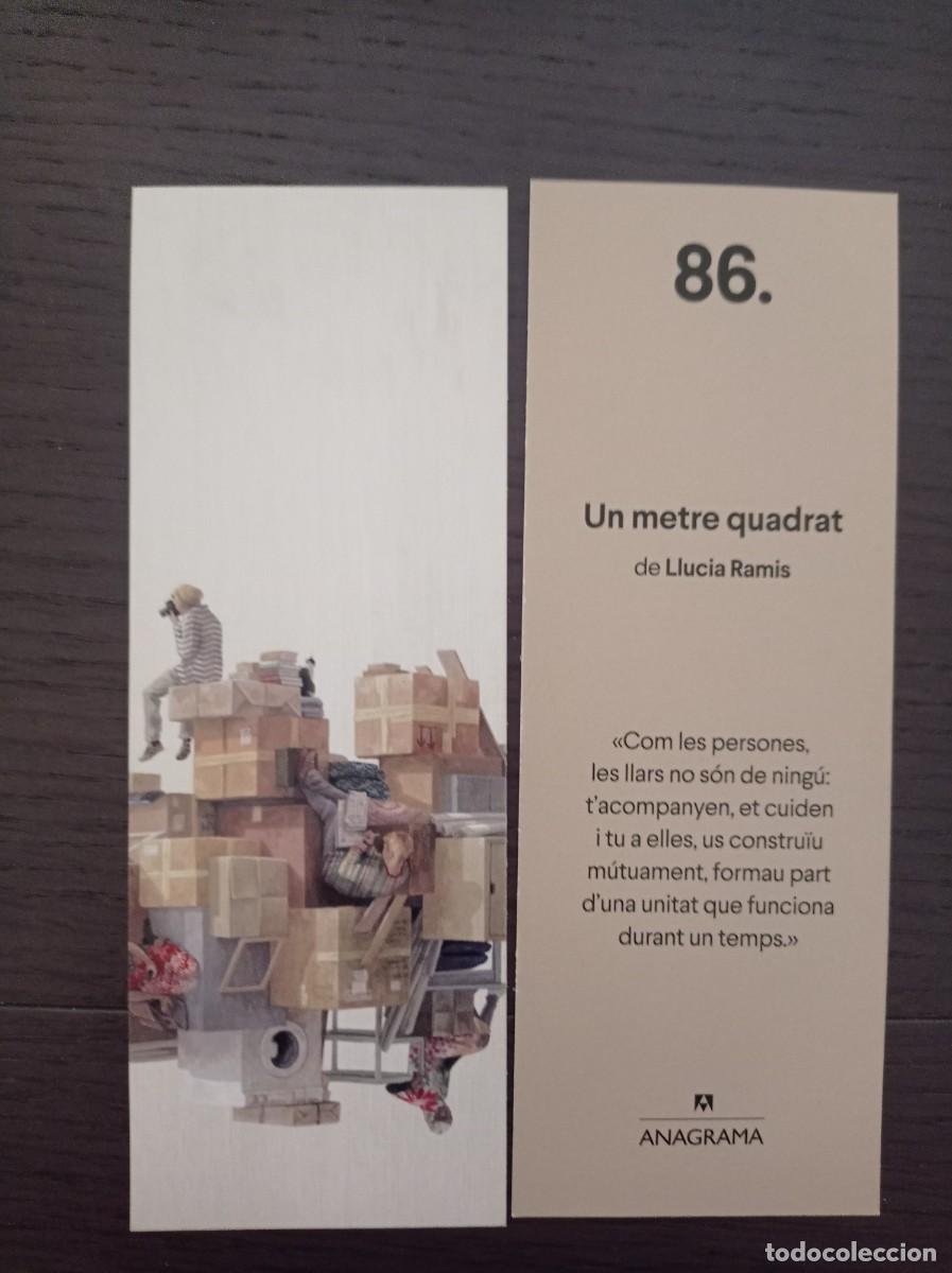 Coleccionismo marcap&aacute;ginas: MARCAP&Aacute;GINAS. ANAGRAMA. N&ordm; 86. LLUCIA RAMIS. UN METRE QUADRAT