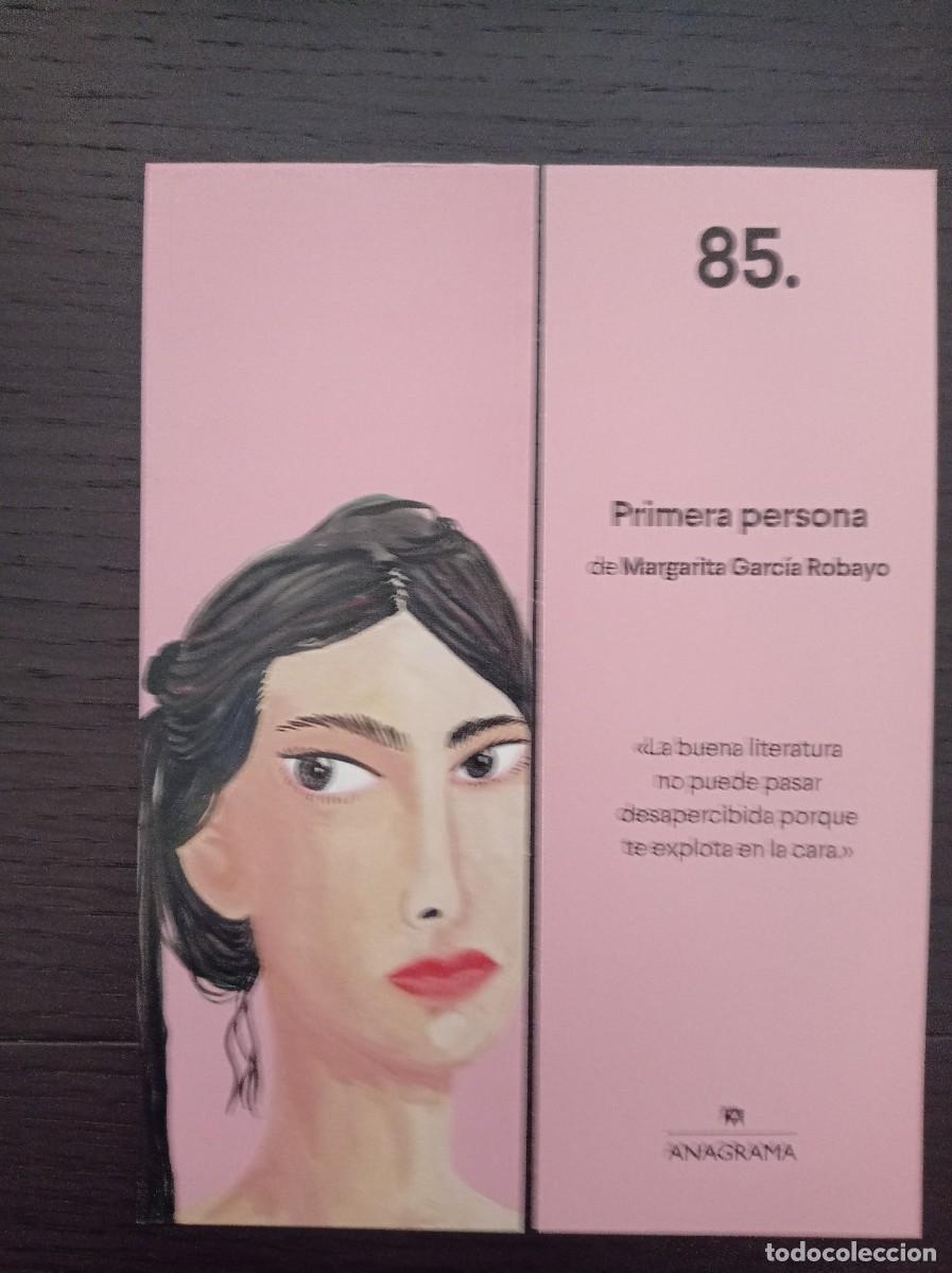 Coleccionismo marcap&aacute;ginas: MARCAP&Aacute;GINAS. ANAGRAMA. N&ordm; 85. MARGARITA GARC&Iacute;A ROBAYO. PRIMERA PERSONA