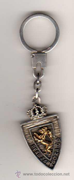 Collectionnisme sportif: LLAVERO DE ORO Y PLATA DEL R. ZARAGOZA , HOMENAJE AL ARBITRO CATALAN - ANTONI TOMEU 1974