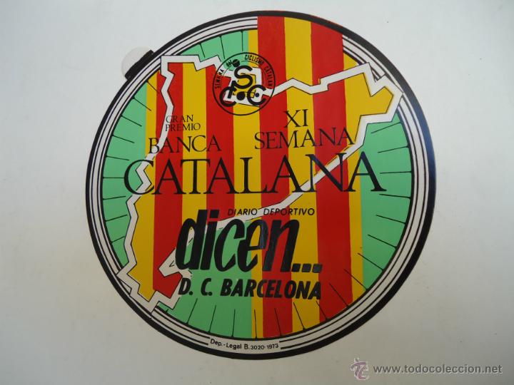 Coleccionismo deportivo: PEGATINA XI SEMANA  CATALANA 1973 CICLISMO