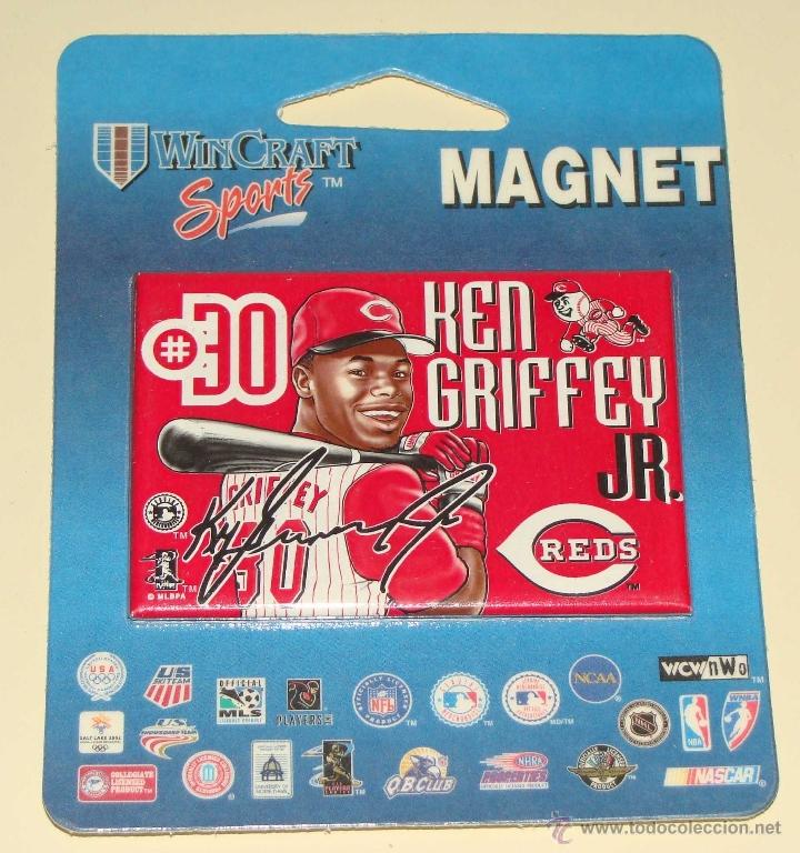 Sammelleidenschaft Sport: IM&Aacute;N DE NEVERA. KEN GRIFFEY JUNIOR. BASEBALL BEISBOL, CINCINNATI REDS. MLB