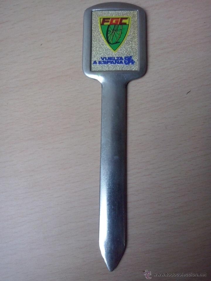 Coleccionismo deportivo: abrecartas vuelta ciclista a espa&ntilde;a 84