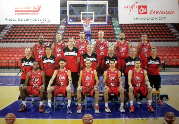 Sports collectibles: CALENDARIO CAI ZARAGOZA BALONCESTO BASKET 2015