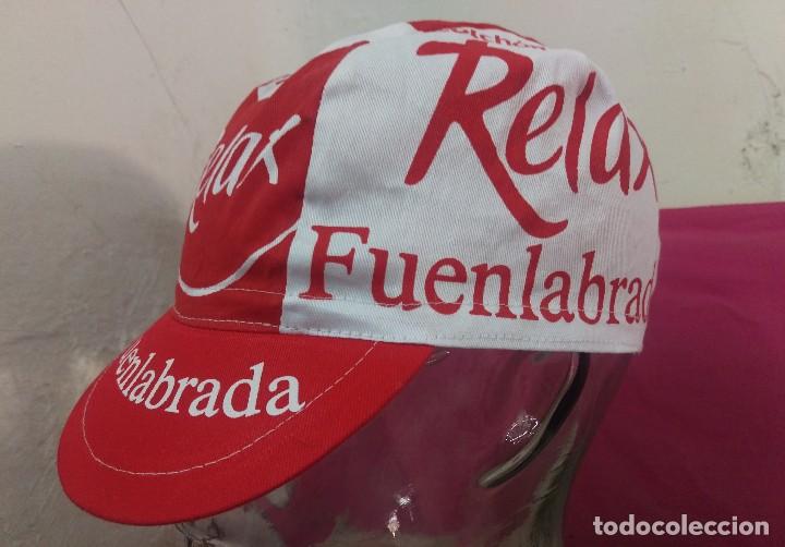 Coleccionismo deportivo: Gorra equipo ciclista ciclismo RELAX Fuenlabrada en tela