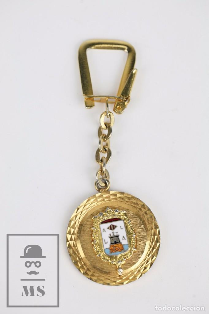 Sammelleidenschaft Sport: Llavero Esmaltado - Club Atl&eacute;tico Montemar, Alicante - Di&aacute;metro 3 cm