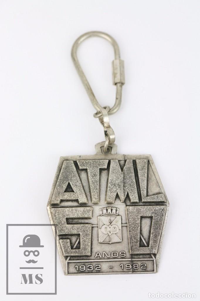 Sammelleidenschaft Sport: Llavero Deportivo - Tenis De Mesa / ATML 50 A&ntilde;os - 1932 - 1982