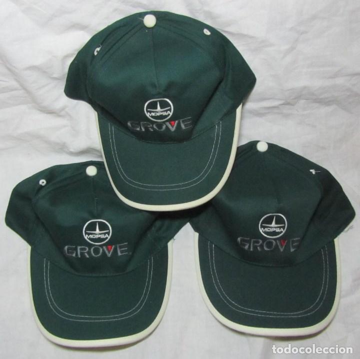 Sammelleidenschaft Sport: Tres gorras Grove Mopsa. Sin uso