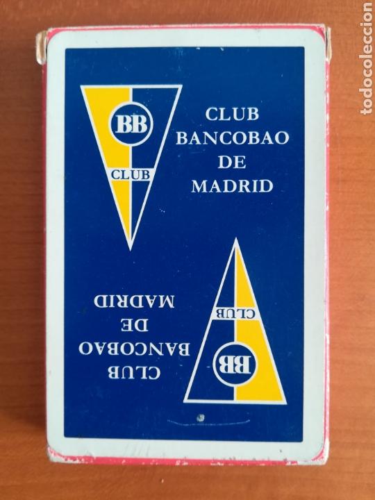 Coleccionismo deportivo: Baraja espa&ntilde;ola Fournier publicidad Club Bancobao de Madrid - Baloncesto Collado Villalba