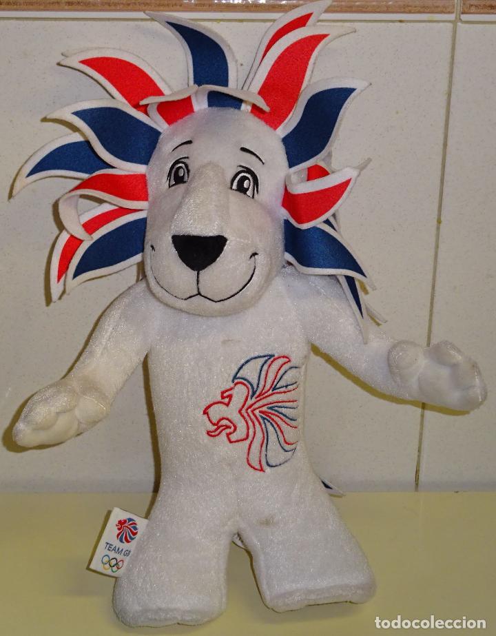 Sammelleidenschaft Sport: MASCOTA DE PELUCHE DEL EQUIPO OL&Iacute;MPICO GB GRAN BRETA&Ntilde;A. JUEGOS OL&Iacute;MPICOS, OLIMPIADAS. 28 CM. 250 GR