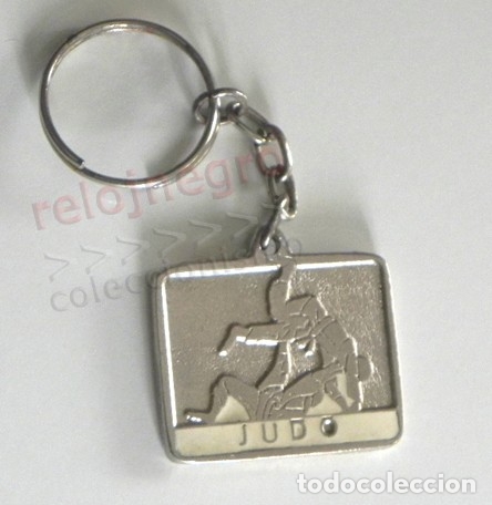 Collezionismo sportivo: LLAVERO JUDO -DE METAL - DETR&Aacute;S PUBLICIDAD DE GIMNASIO - DEPORTE ARTES MARCIALES JUDOCA YUDOCAS YUDO