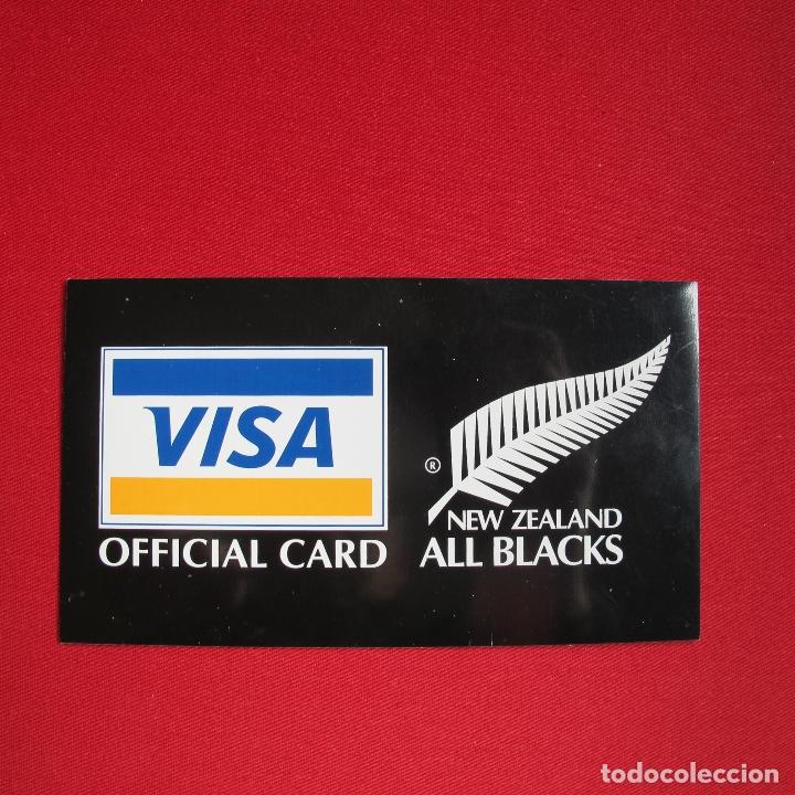 Coleccionismo deportivo: PEGATINA ALL BLACKS VISA (RUGBY)