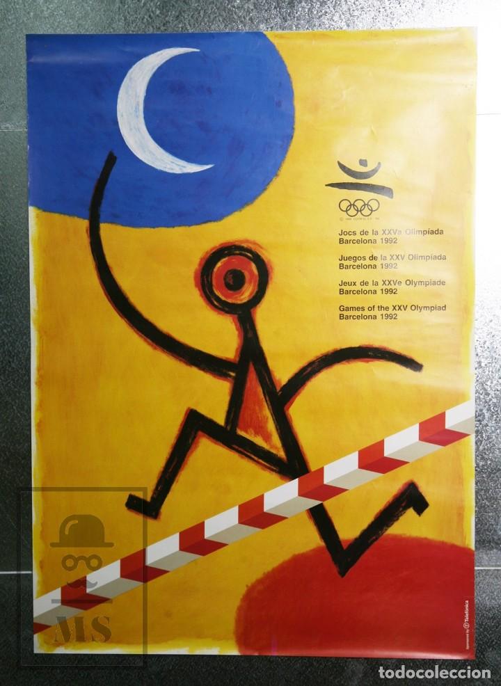 Coleccionismo deportivo: P&oacute;ster de Juegos Ol&iacute;mpicos con Dise&ntilde;o de Peret / Pere Torrent - XXV Olimpiada Barcelona 1992 / 92