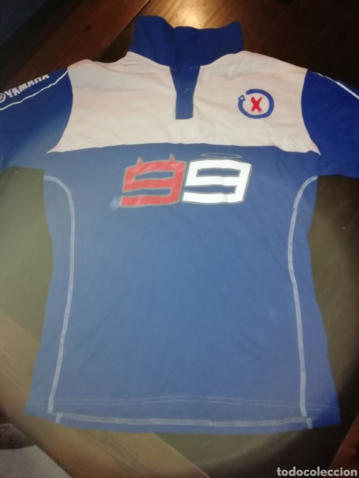 Coleccionismo deportivo: Camiseta polo moto Jorge Lorenzo yamaha