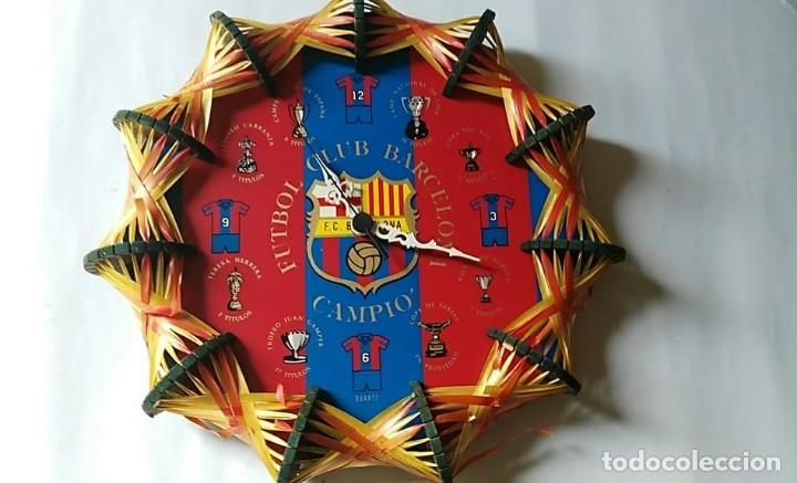 Sammelleidenschaft Sport: RELOJ DE PARED F.C.BARCELONA CAMPIO' FCBAR&Ccedil;A COPA REY,RECOPA EUROPA, COPA DE FERIAS,TROFEO GAMPER