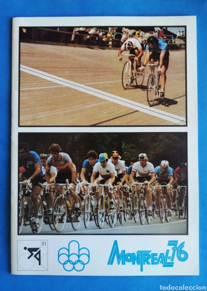 Coleccionismo deportivo: MONTREAL 76. CUADERNO DE ESCUELA RAYADO.- CICLISMO - SIN ESTRENAR. EL ENVIO ESTA. INCLUIDO.
