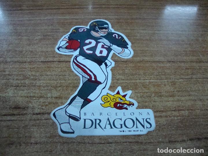 Sammelleidenschaft Sport: ANTIGUA PEGATINA BARCELONA DRAGONS