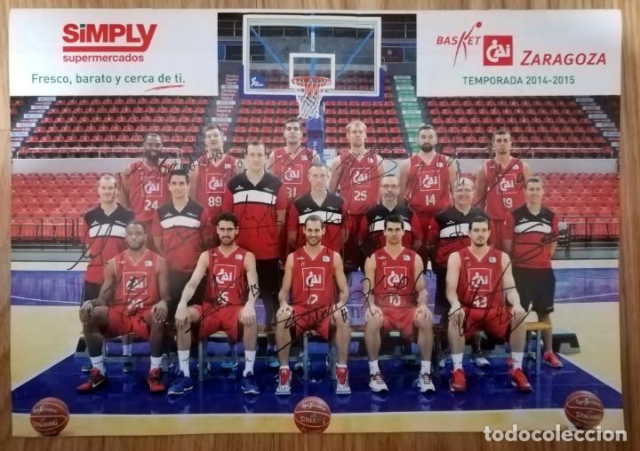 Coleccionismo deportivo: CALENDARIO BALONCESTO BASKET CAI ZARAGOZA 2015