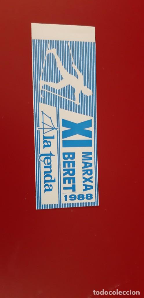 Coleccionismo deportivo: Adhesivos esqui- Pegatina adhesiva 11&ordf; Marxa Beret ( a&ntilde;o 1988)