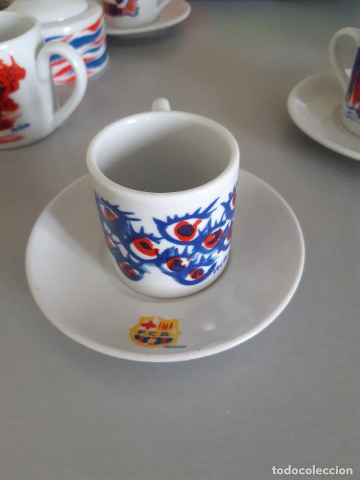Coleccionismo deportivo: Juego de caf&eacute; bar&ccedil;a - Foto 3